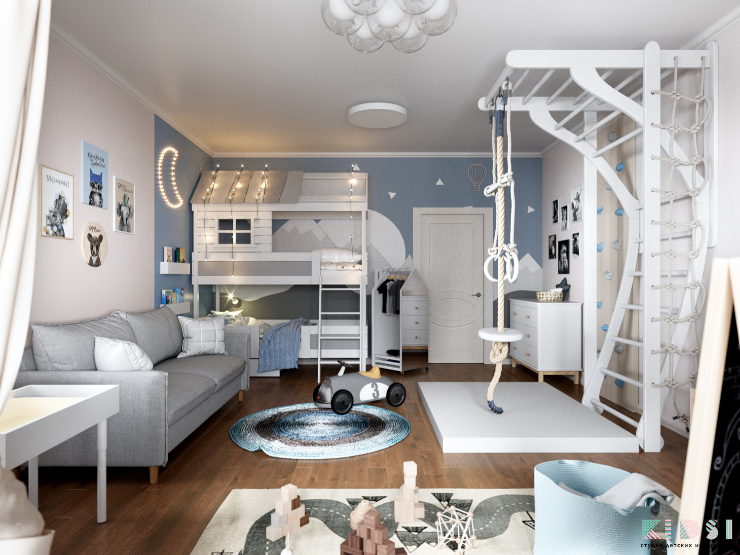 Комната для мальчика 4 года
