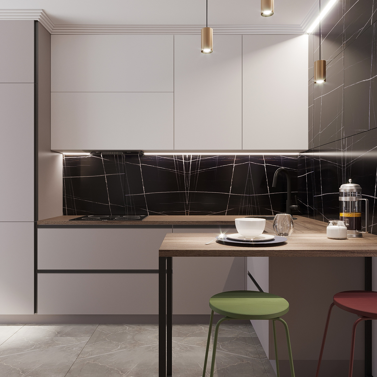 ЖК Весна, однокомнатная для интернациональной пары Хорхе и Карины