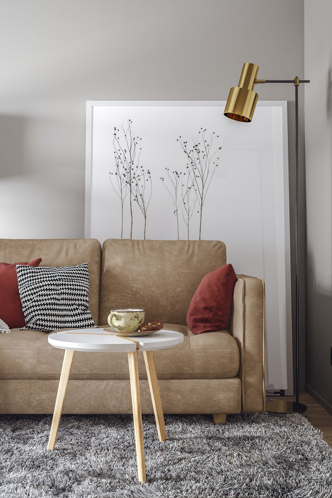 Интерьер квартиры для молодой пары в ЖК Загородный Квартал