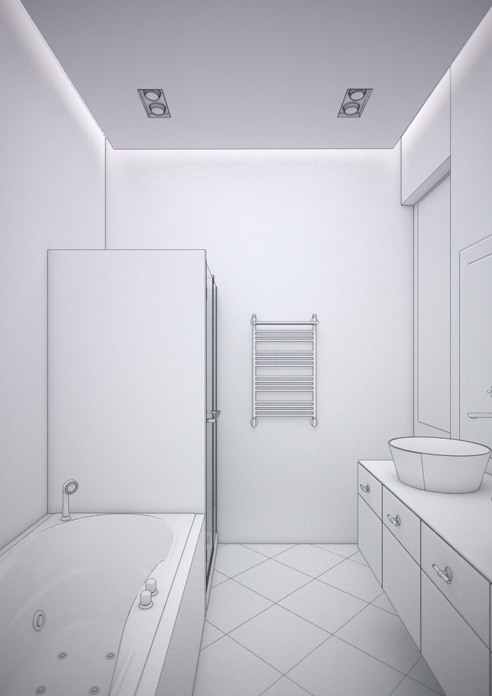 Таун хаус в современном стиле с элементами ар деко.