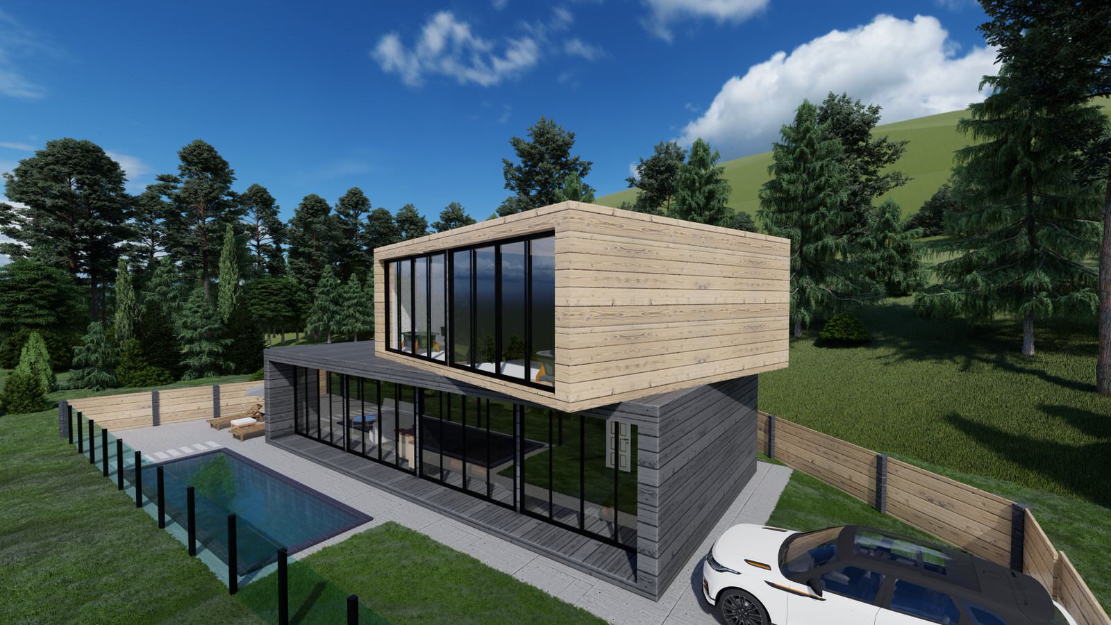 Куб-дом (S 167 м2)