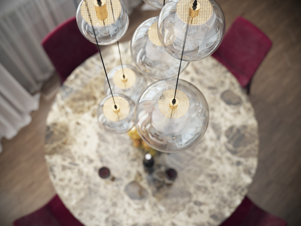 ЖК «Донской Олимп». Дизайн гостиной в парижском стиле