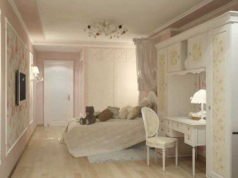 Интерьер квартиры  в классическом стиле