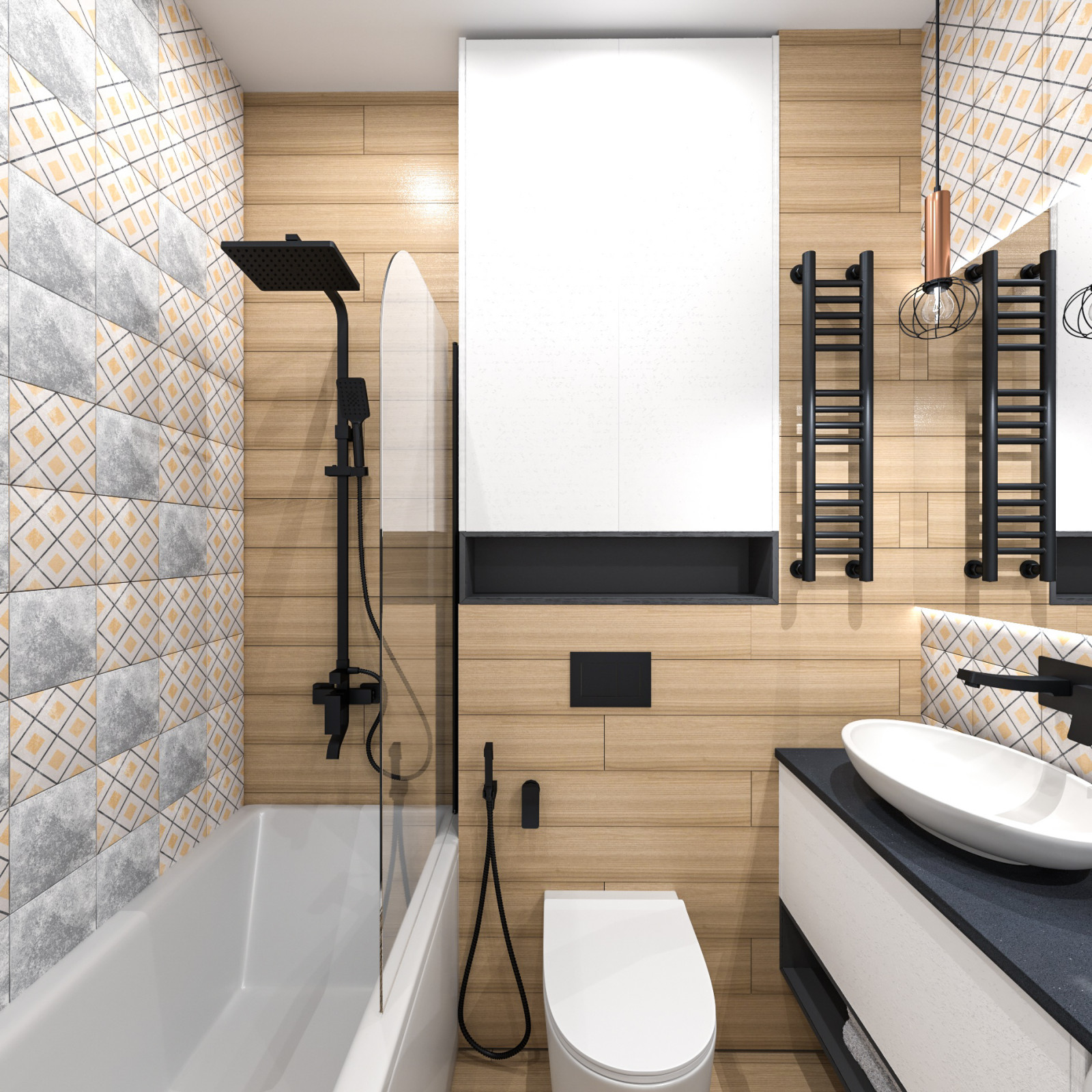 проект двухкомнатной квартиры 45 кв. м.