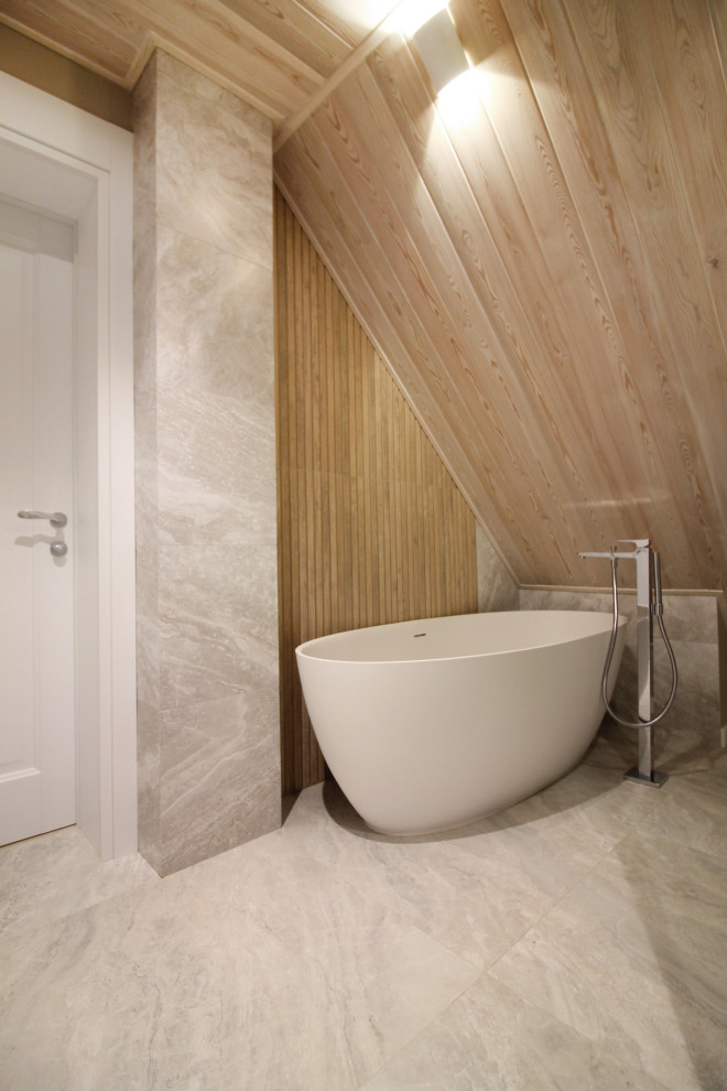 Срубовой коттедж в Рощино