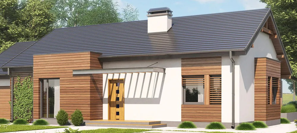 Обложка проекта: Современный сельский дом.