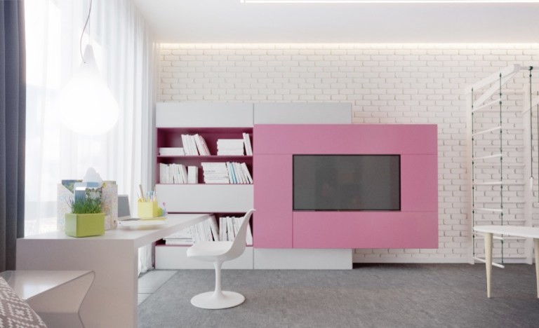 Детская со шведскими обоями