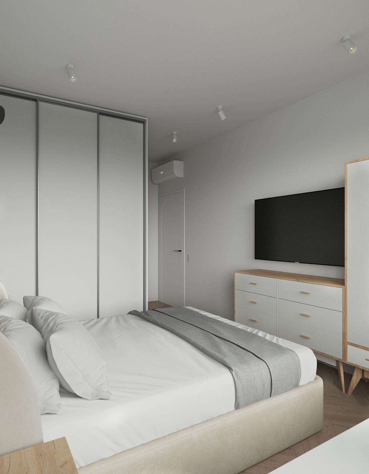 Яркие акценты и универсальная детская: интерьер для молодой семьи с дочкой