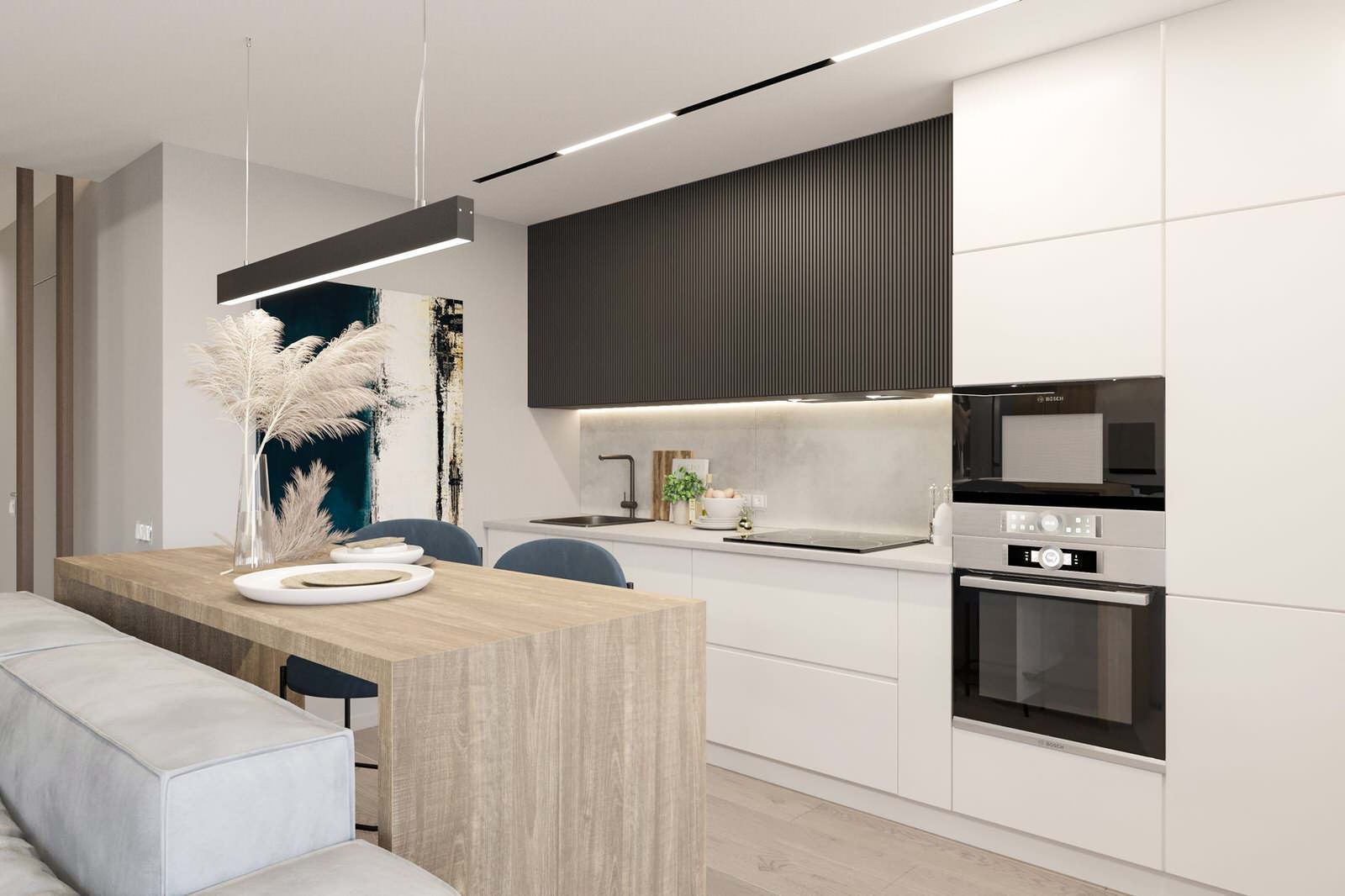 Проект двухкомнатной квартиры #urban_inspiration
