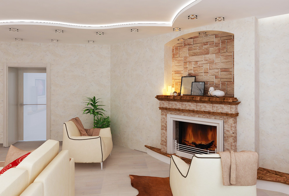 Обложка проекта: Дом с камином