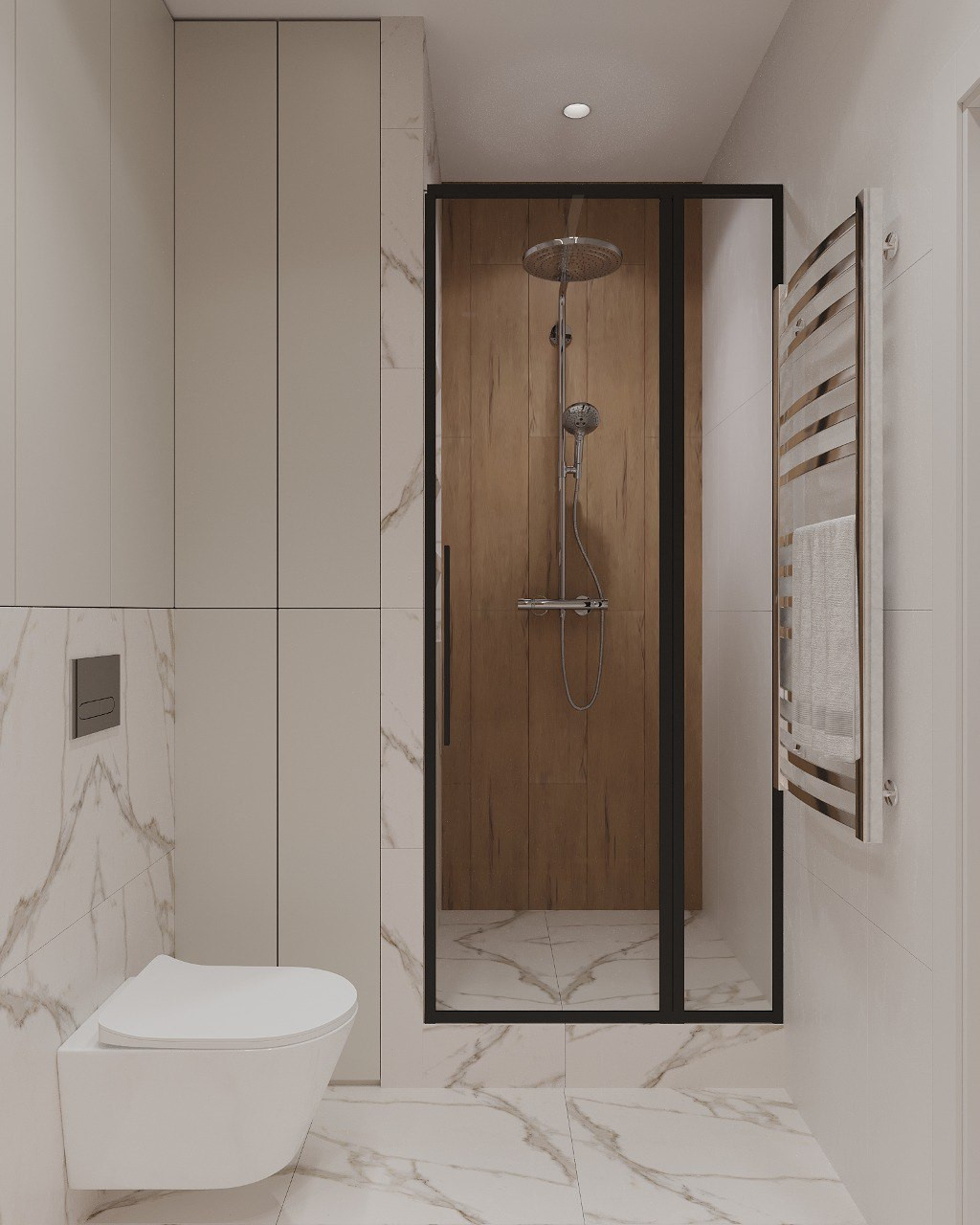 Дизайн 3-х комнатной квартиры в ЖК ГАЛАКТИКА PRO