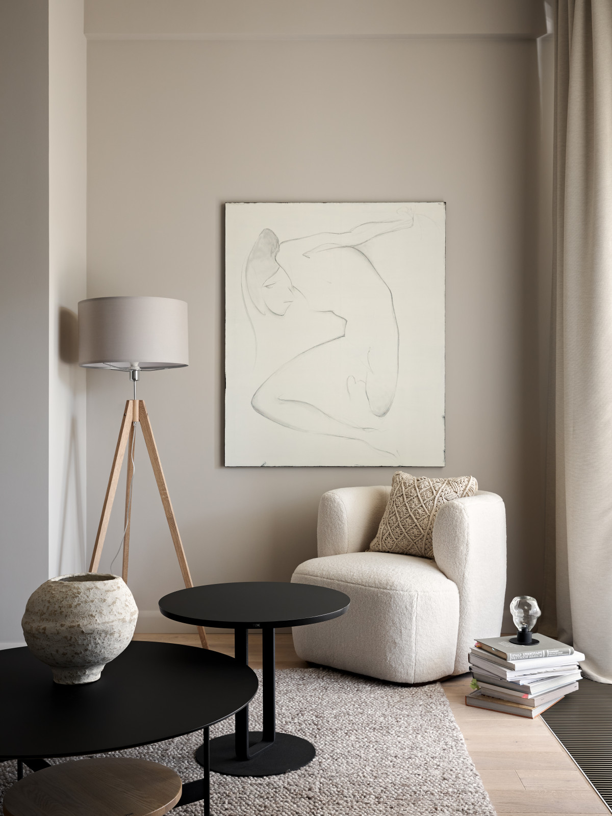 Обложка проекта: Квартира Nude в Зеленогорске