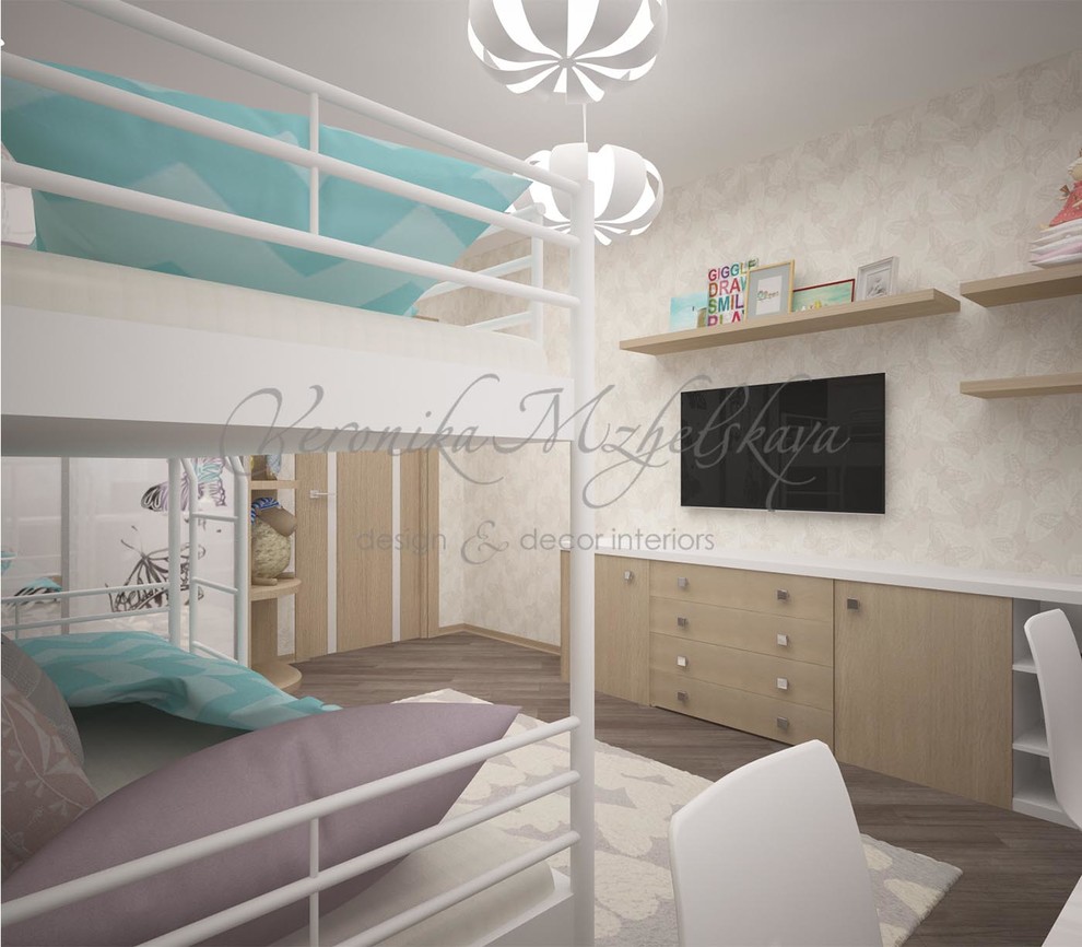 Квартира для молодой семьи с двумя дочками школьницами