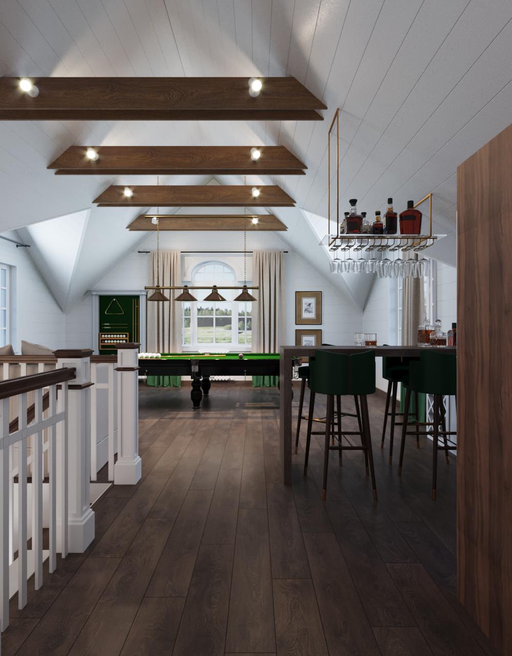 Загородный дом в стиле современной классики