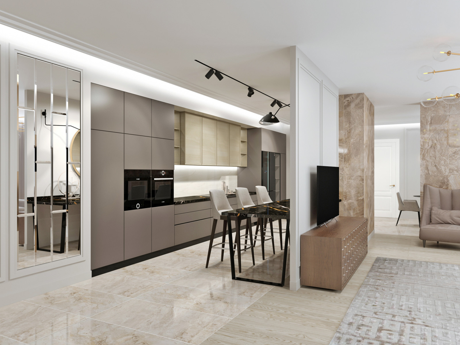 Неоклассика в ЖК СУББОТА Москва