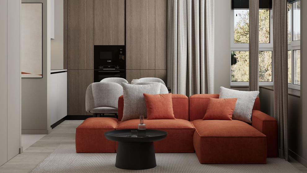 Дизайн-проект квартиры для сдачи на берегу Балтийского моря