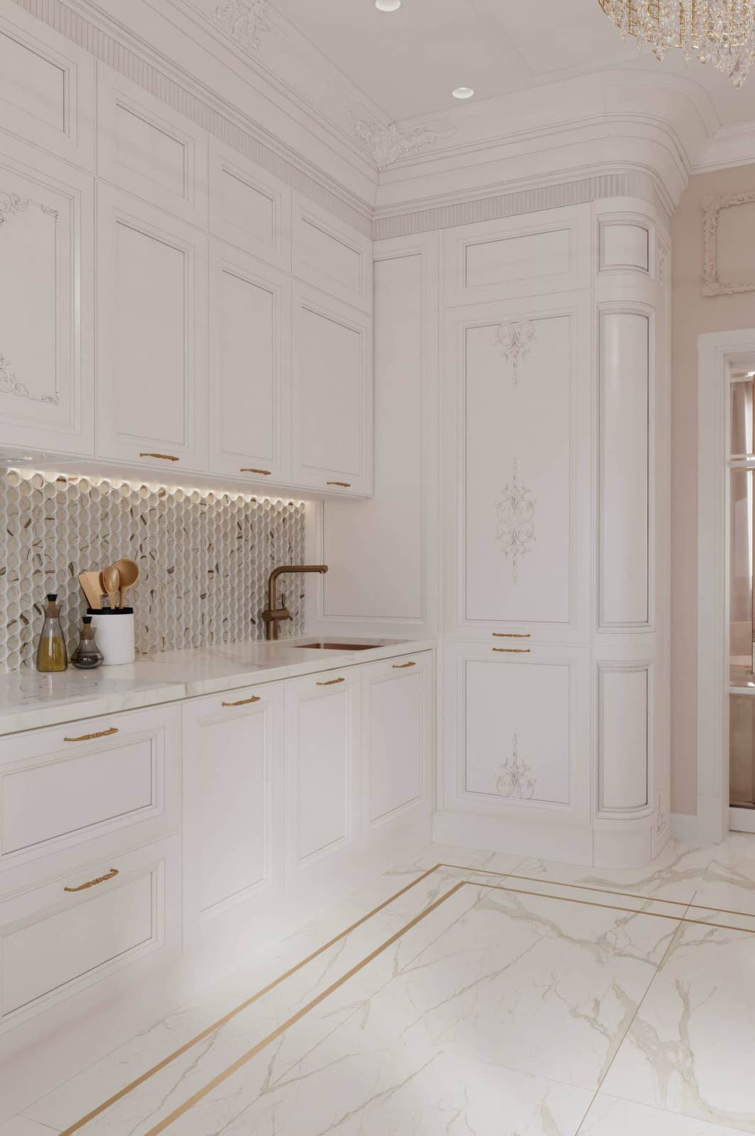 Дизайн и ремонт таунхауса в ЖК «Николинские ключи» — Роскошь вне времени