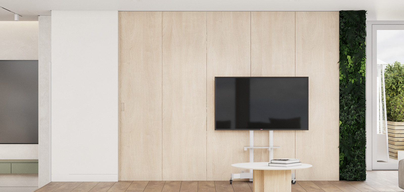 ЖК Жемчужина.Экостиль.Кухня-гостиная