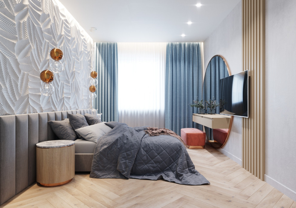 Двухкомнатная квартира 45 кв. м. в современном стиле