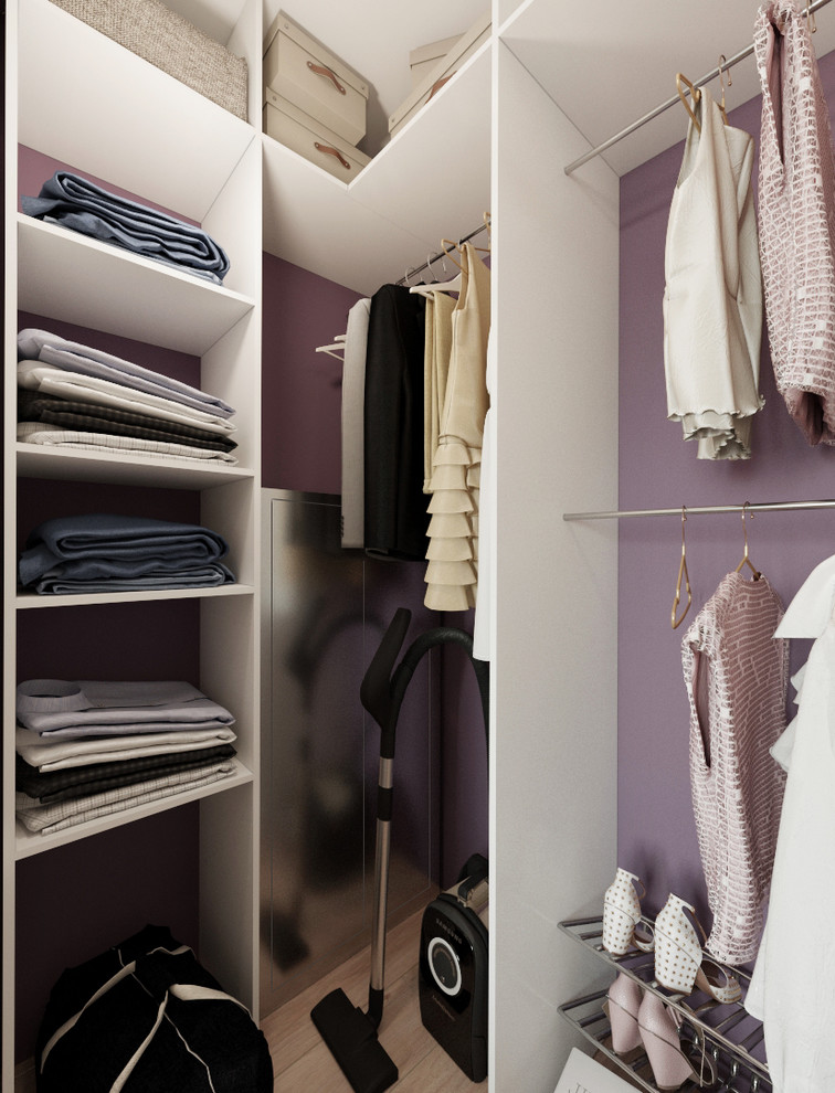 Дизайн двухкомнатной квартиры в лавандовых акцентах