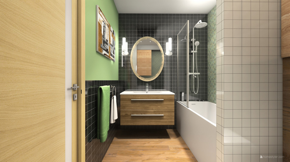 Квартира - студия для сдачи в аренду. Эскизный проект