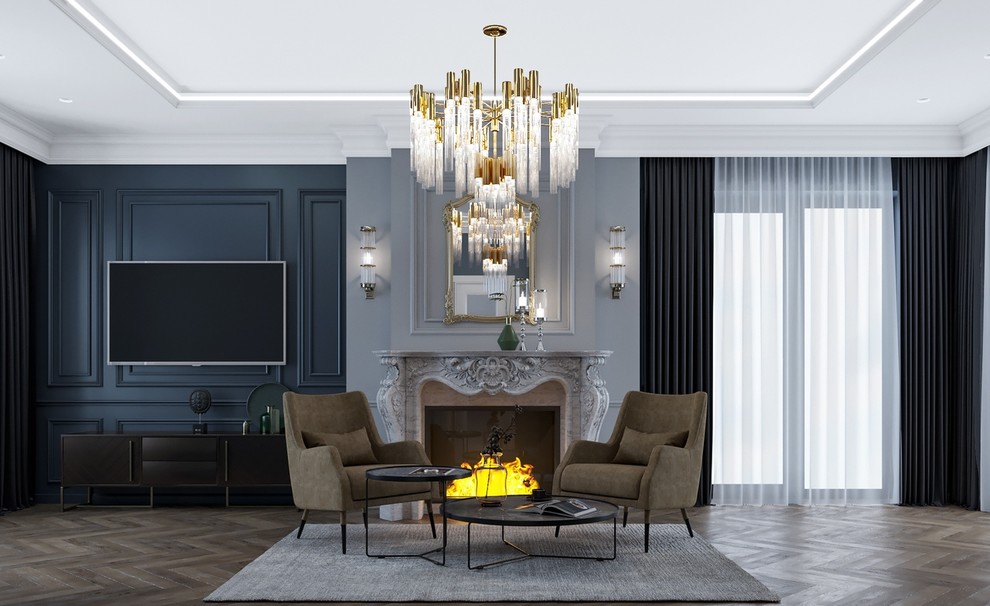 коттедж в Парке Прибрежном 160м2 во французском стиле Арт-Деко