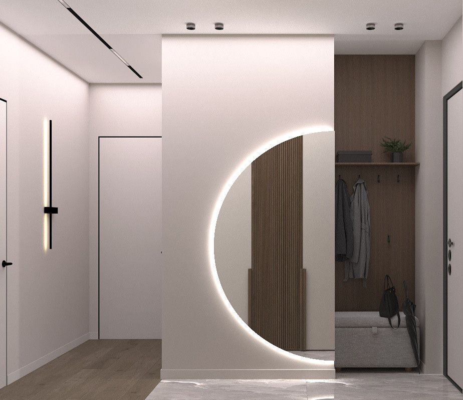 Обложка проекта: 3х комнатная квартира ЖК WillTower в минимализме