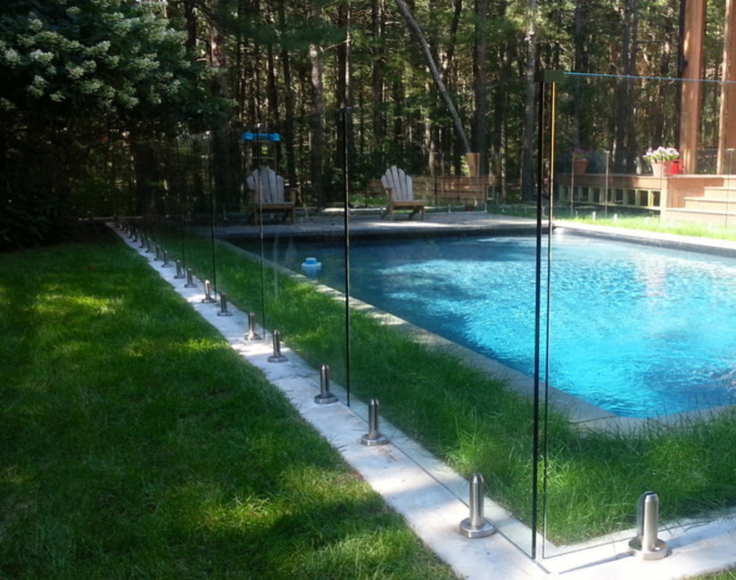 Frameless Glass Pool Fence-East Hampton NY