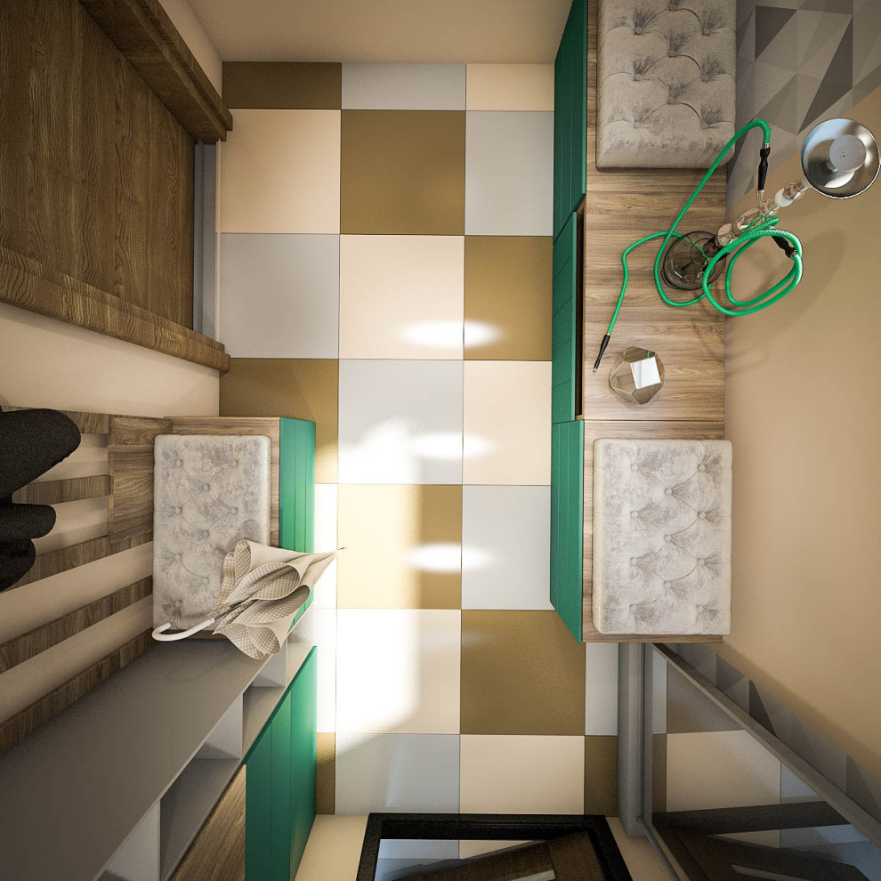 Кухня-столовая для молодой семьис одним ребенком