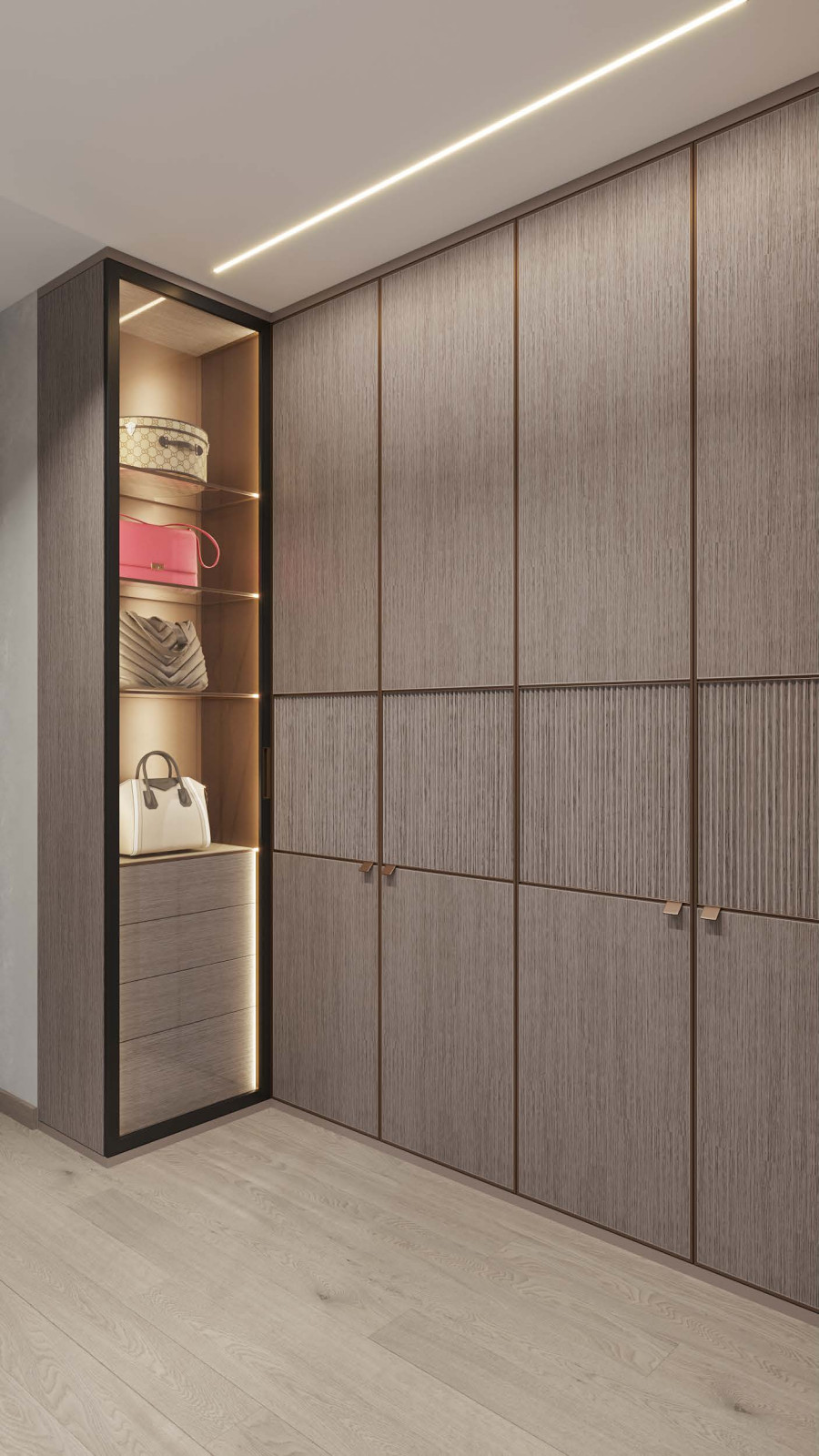Гардеробная в ЖК Титул