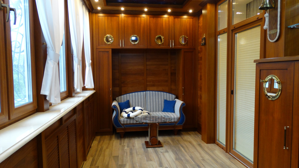 Обложка проекта: Лоджия в стиле интерьера яхты