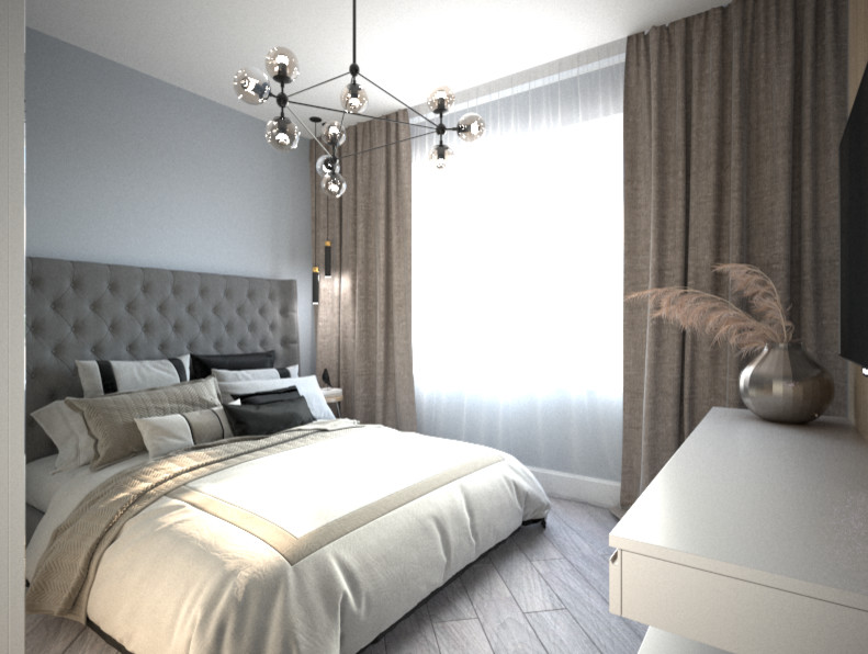 Проект 2-х комнатной квартиры ЖК Комфорт Парк