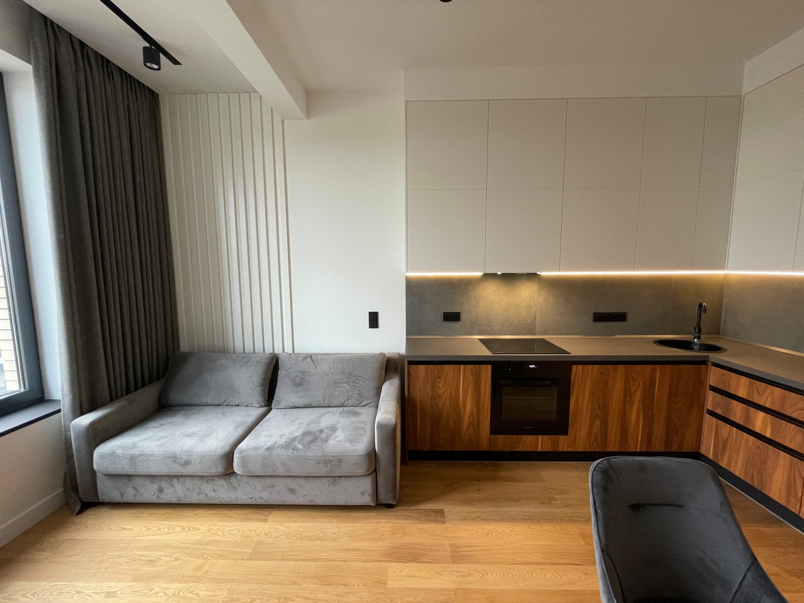 Однокомнатная квартира 45 кв.м в ЖК "Серебряный фонтан"