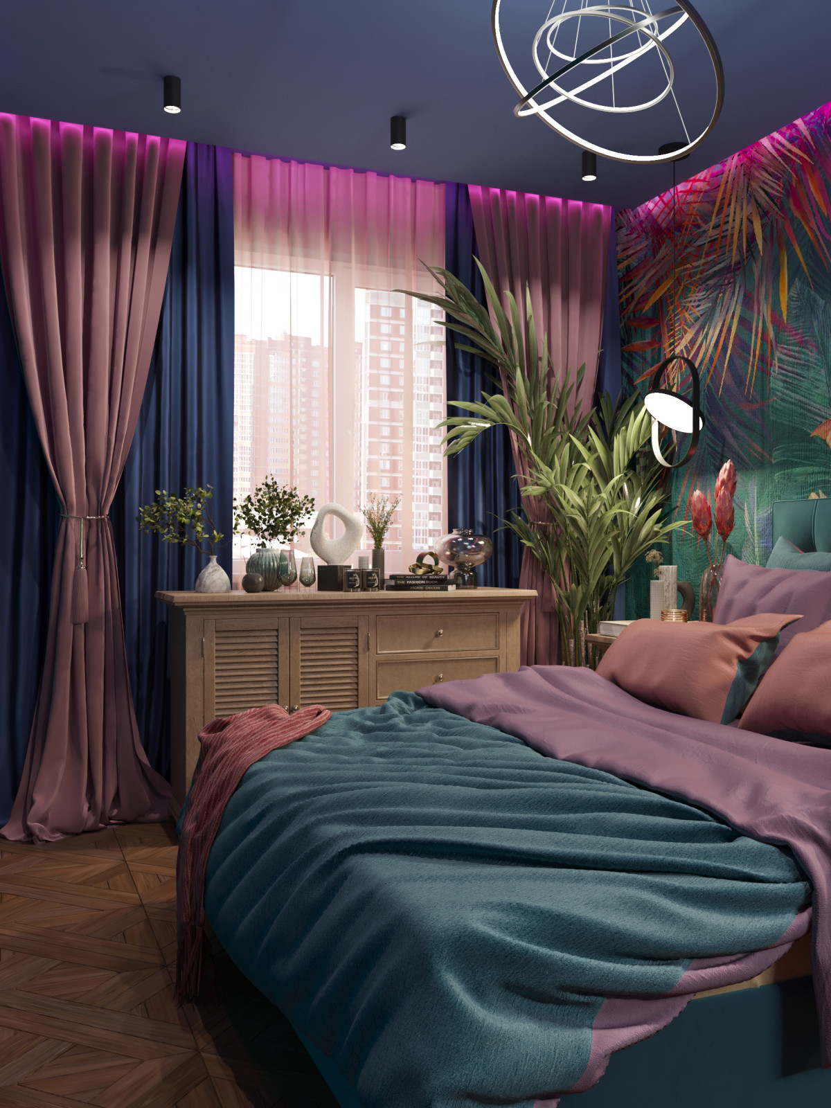 Дизайн санузла и спальни