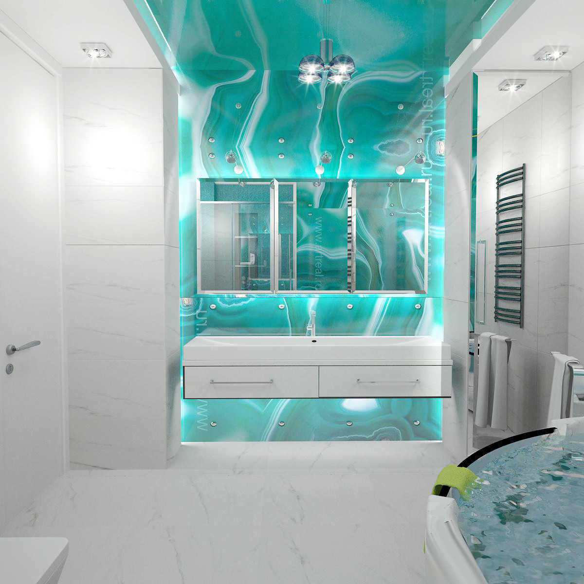 Квартира в современном стиле 260м.кв.