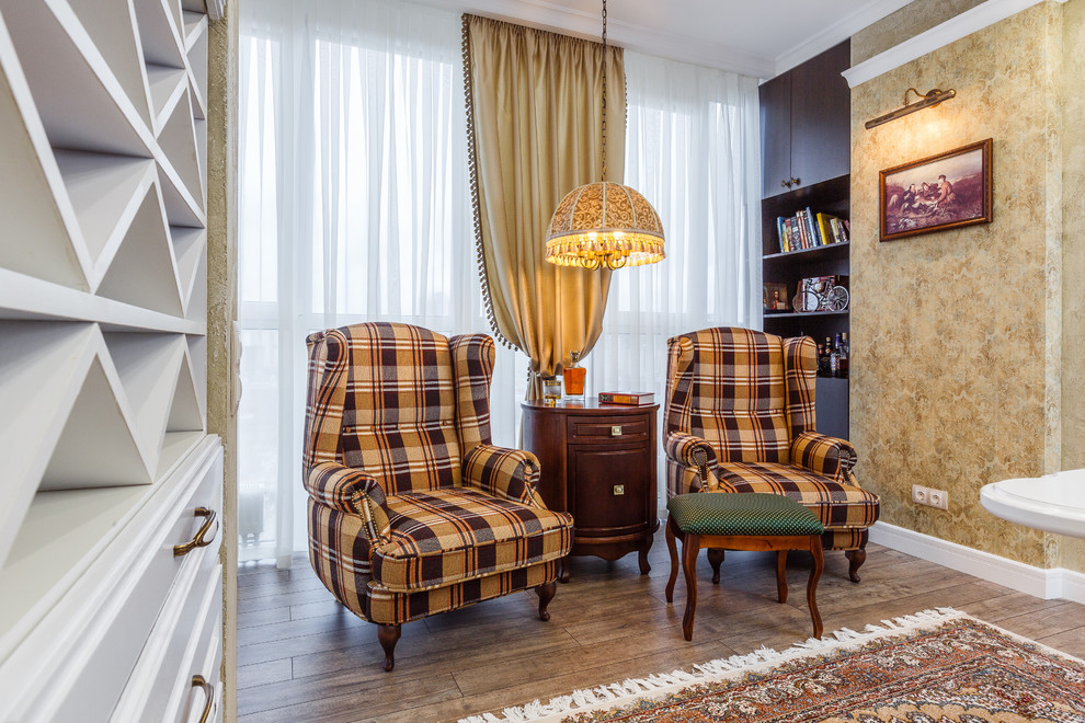 двух комнатная кв с нотками английского стиля. Фото