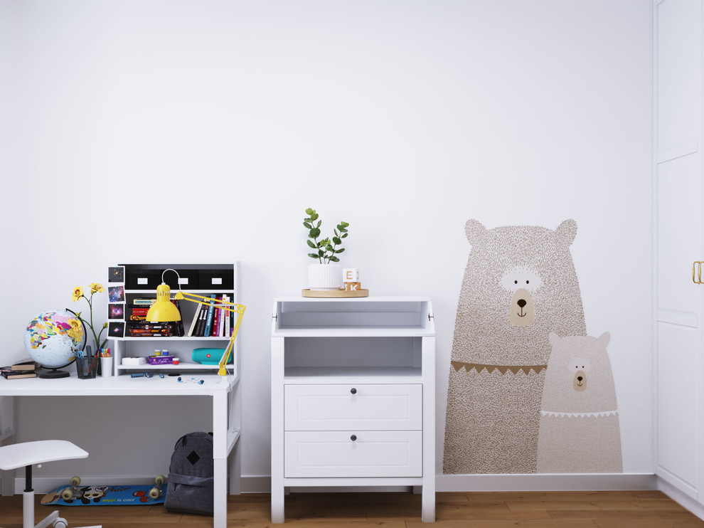 Роспись стены взамен обоев, защита "маркерным " лаком.