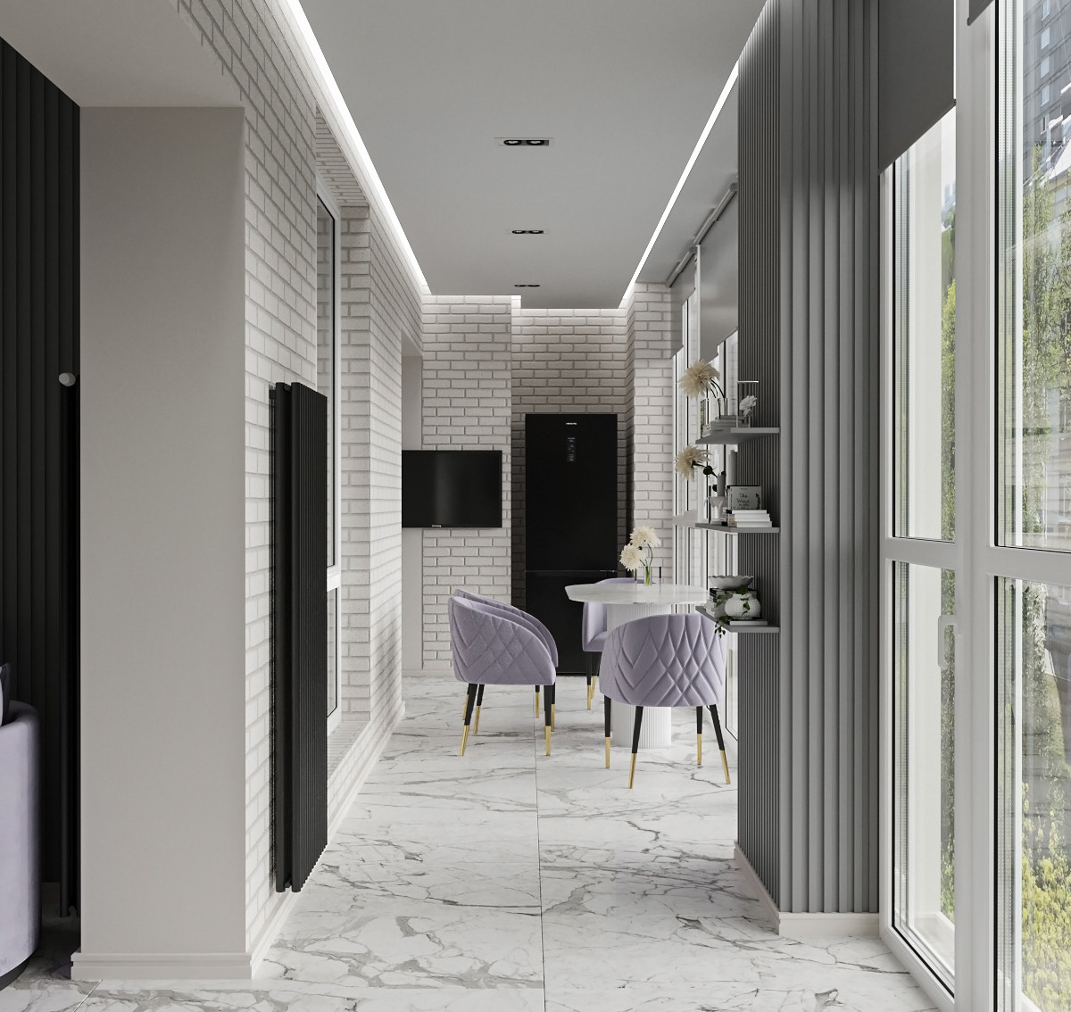 Двухуровневая квартира на Западном.