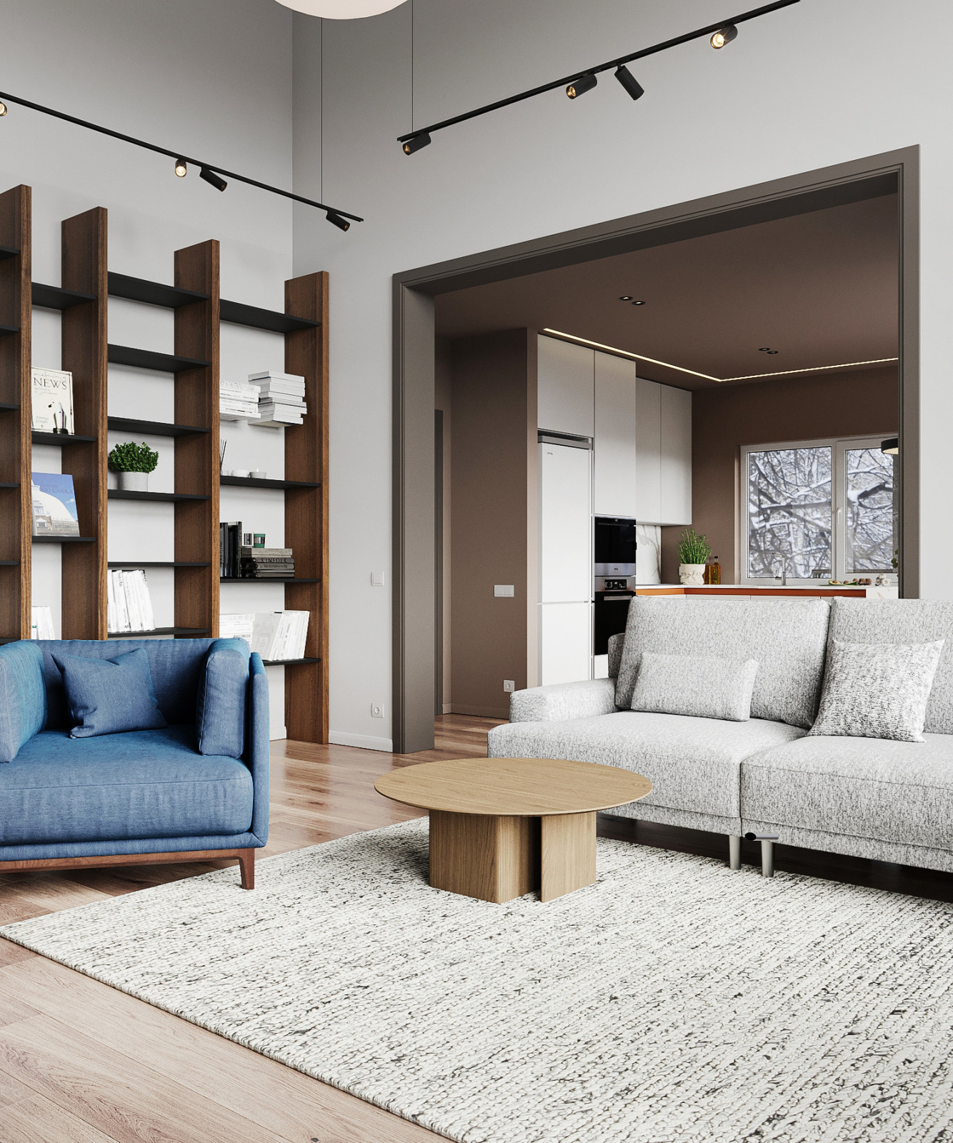 Вид на кухню