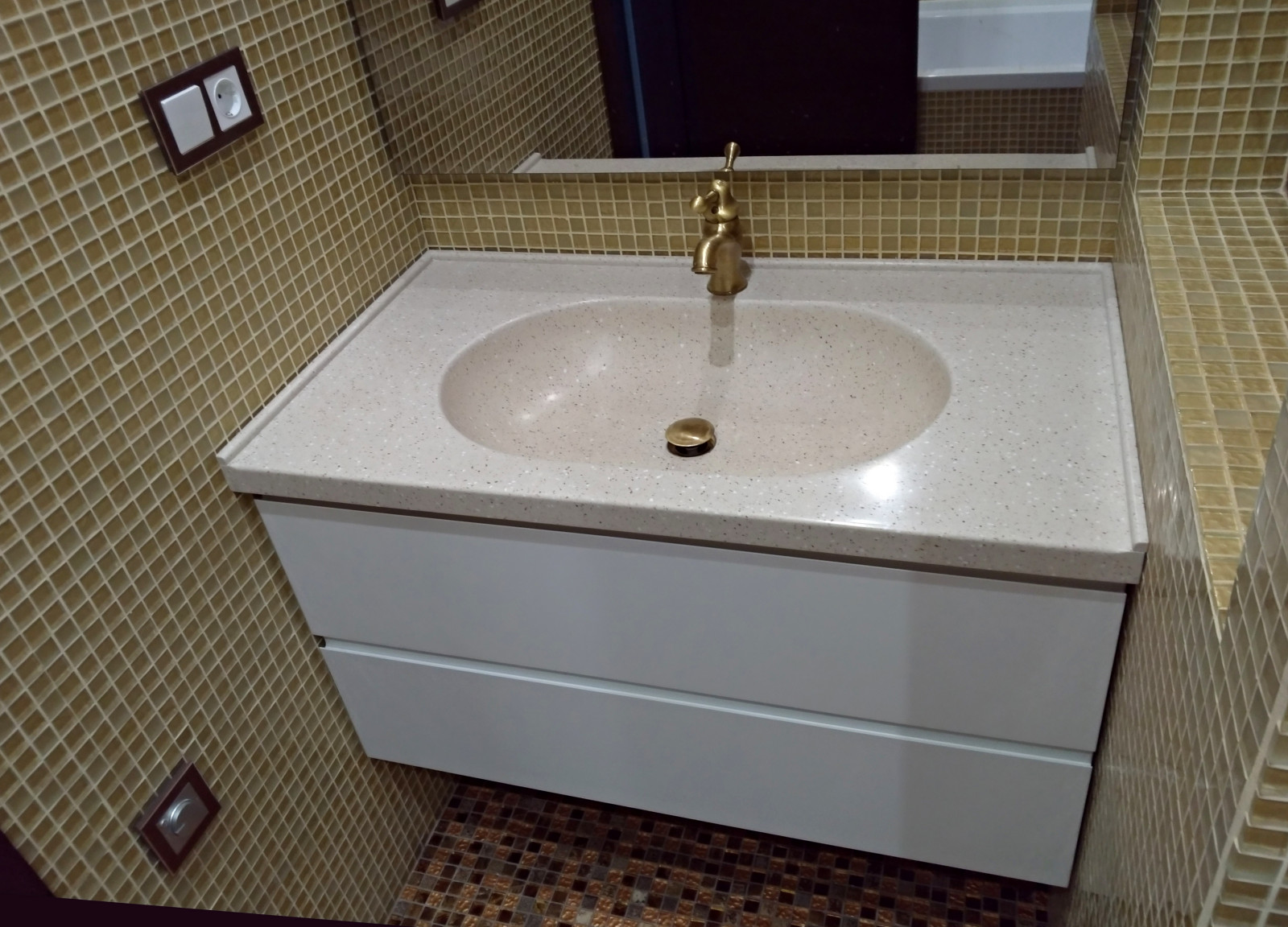 Сокол - тумба с выдвижными ящиками в ванную