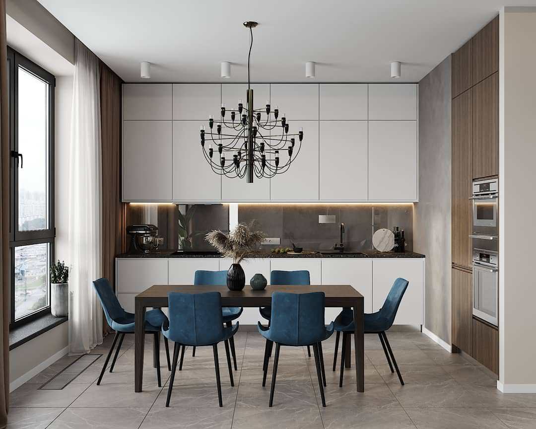 Обложка проекта: Проект кухни - гостиной 31м2