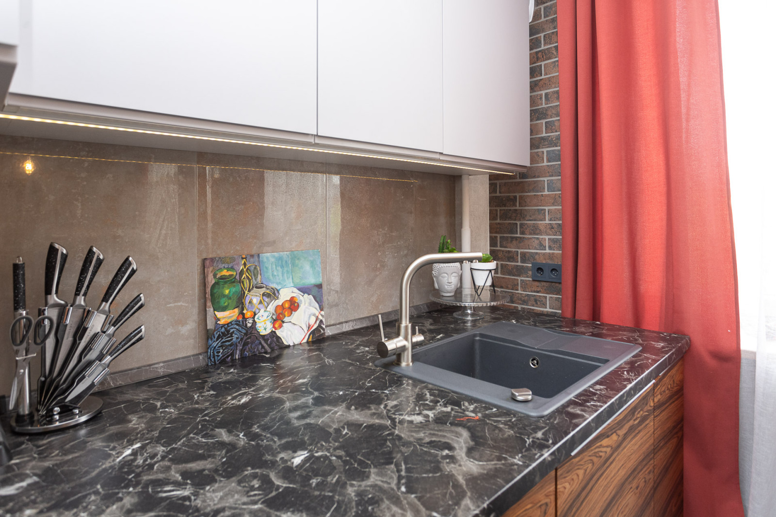 Кухня из шпона