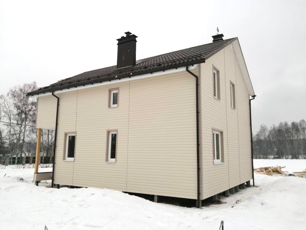 Каркасный дом по проекту "Минск"