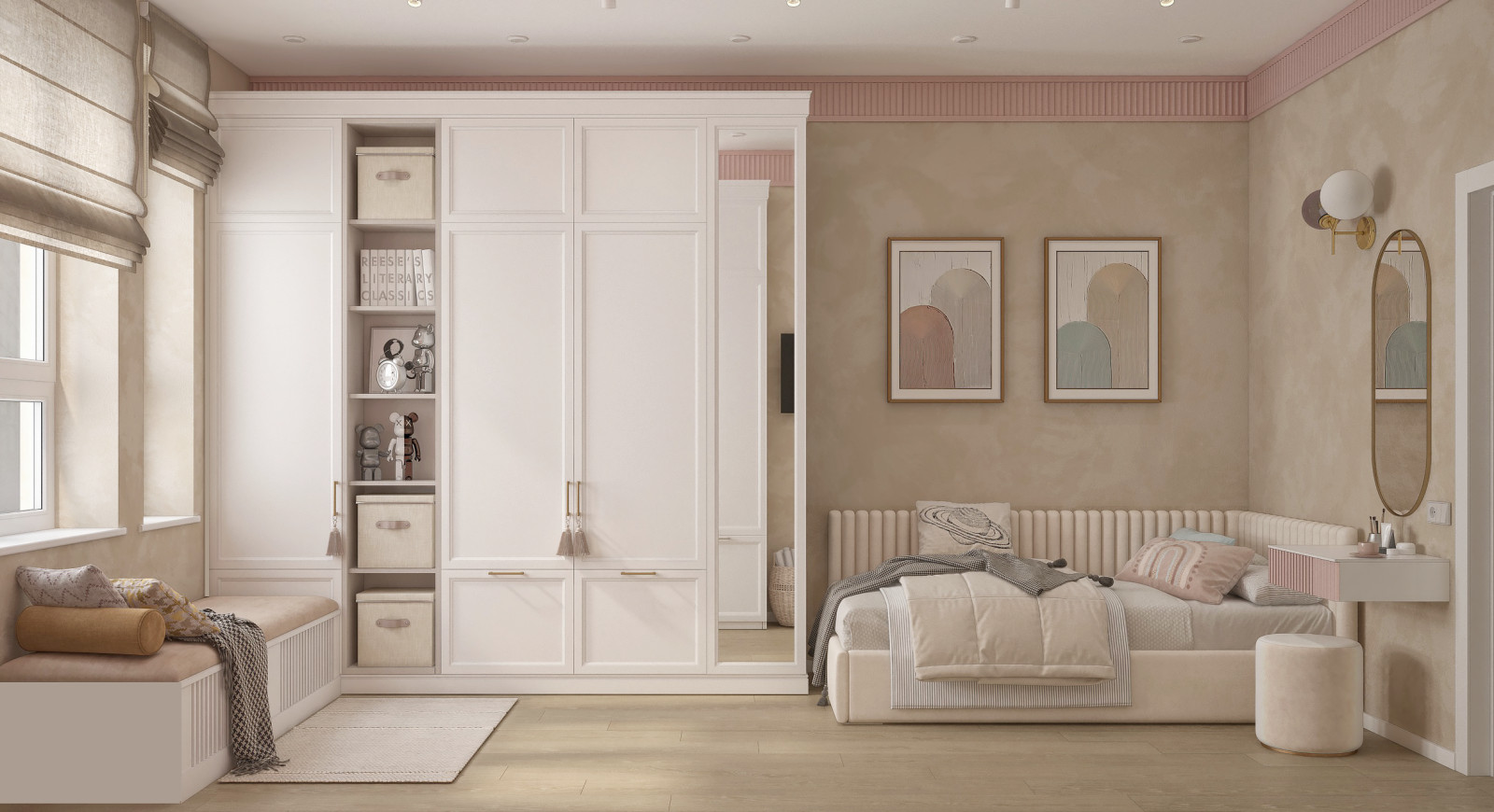 Элегантная квартира в Москве для молодой семьи