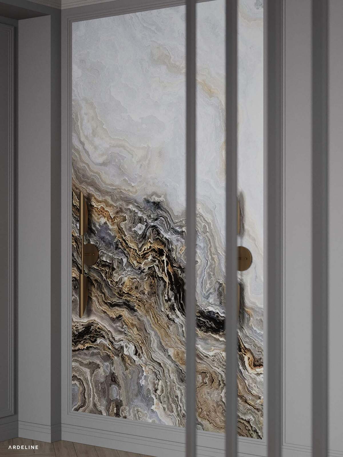 Дизайн квартиры в минималистичных серых тонах