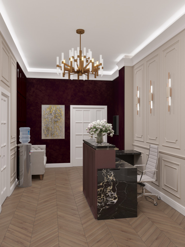 Дизайн офиса, в котором задействованы различные стили