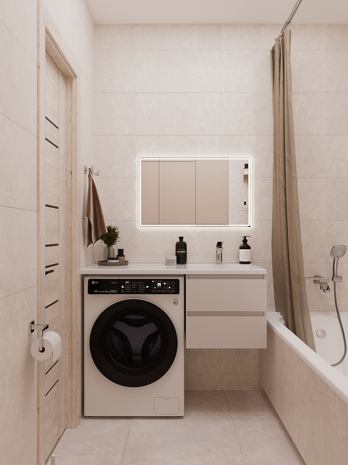 Дизайн-проект евродвушки в Красногорске