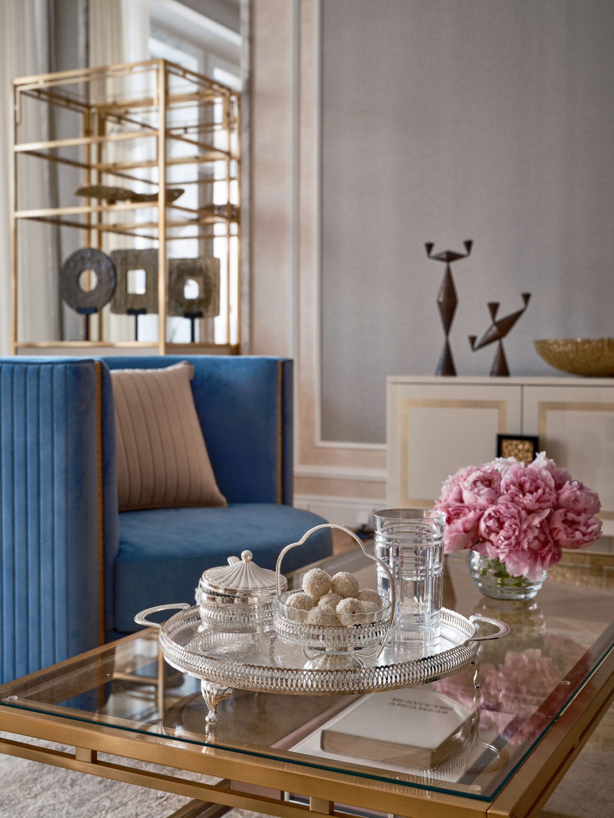 Дизайн квартиры в Классическом стиле на ул Бронная 105 кв.м, г.Москва