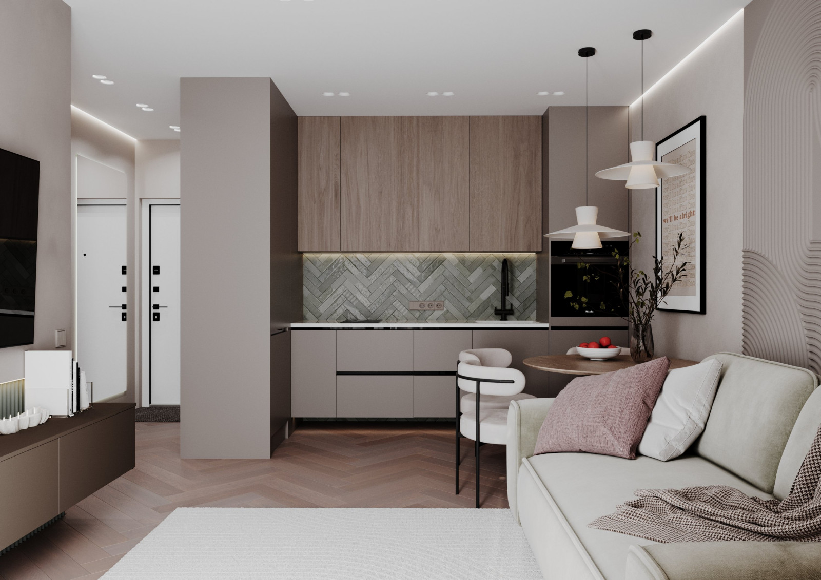 Квартира под сдачу в ЖК Культура Классика . 44,3 кв.м.