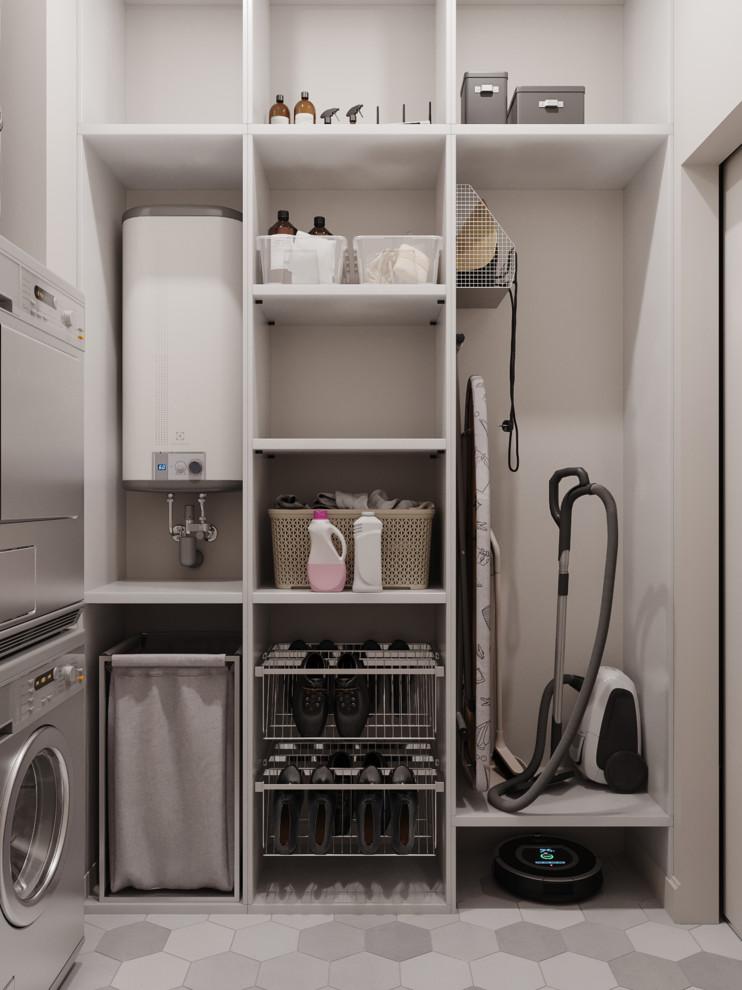 Дизайн постирочной ЖК Clever Park